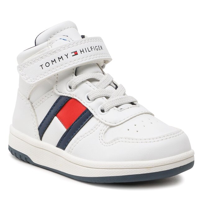 Sneakers Tommy Hilfiger - High Top Lace-Up T3B9-32476-1351 M White 100