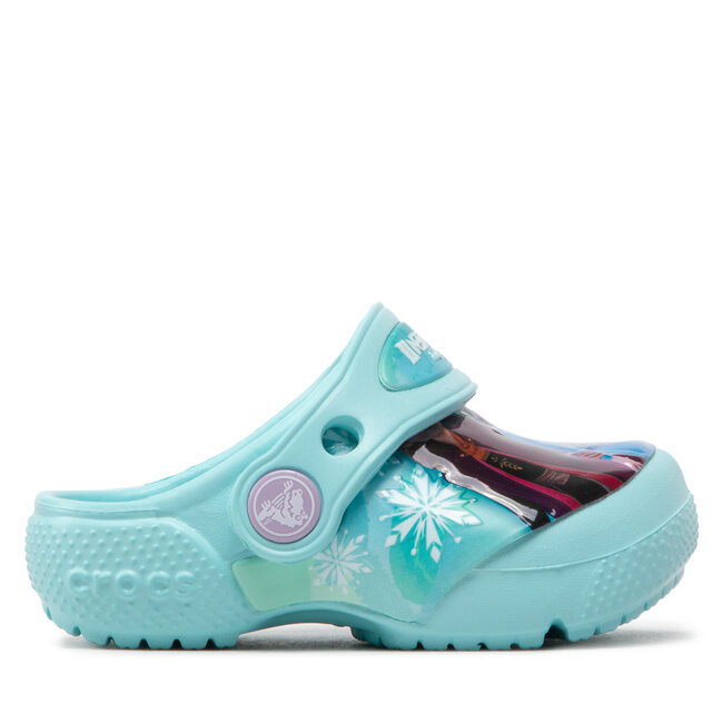 Mules / sandales de bain Crocs - Fl Disney Frozen II Clog T 206804 Ice Blue  - Mules - Mules et sandales - Fille - Enfant 