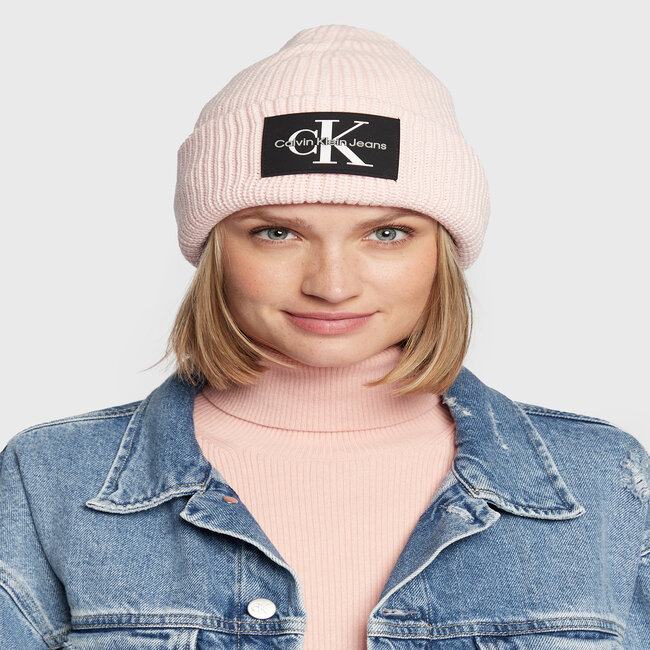 Mössa Calvin Klein Jeans - Monogram Patch K60K607383 Pink Blush TKY