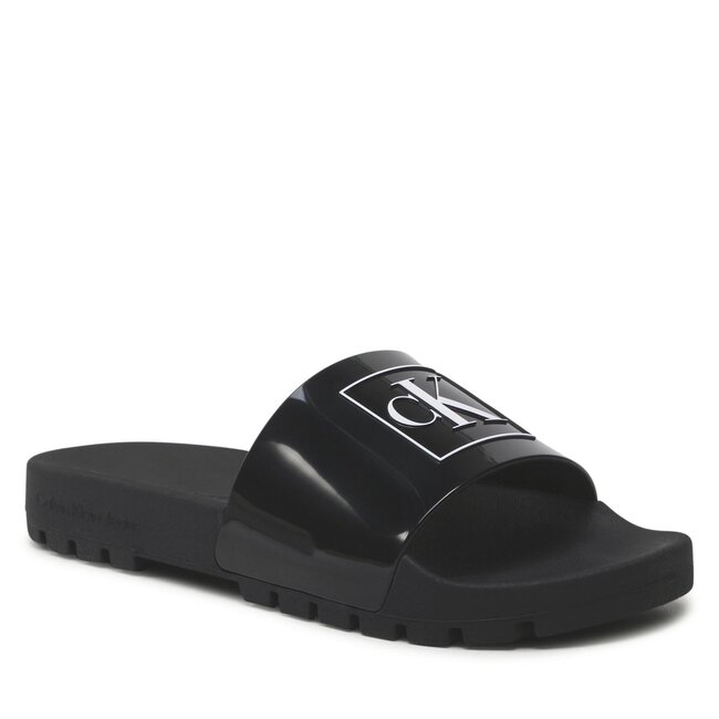 Nazouváky Calvin Klein Jeans - Truck Slide Monogram Rubber W YW0YW00893 Black BDS