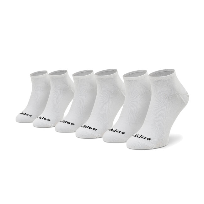 Set di 3 paia di calzini corti unisex adidas - Low Cut 3 Pp GE1382 White/Black