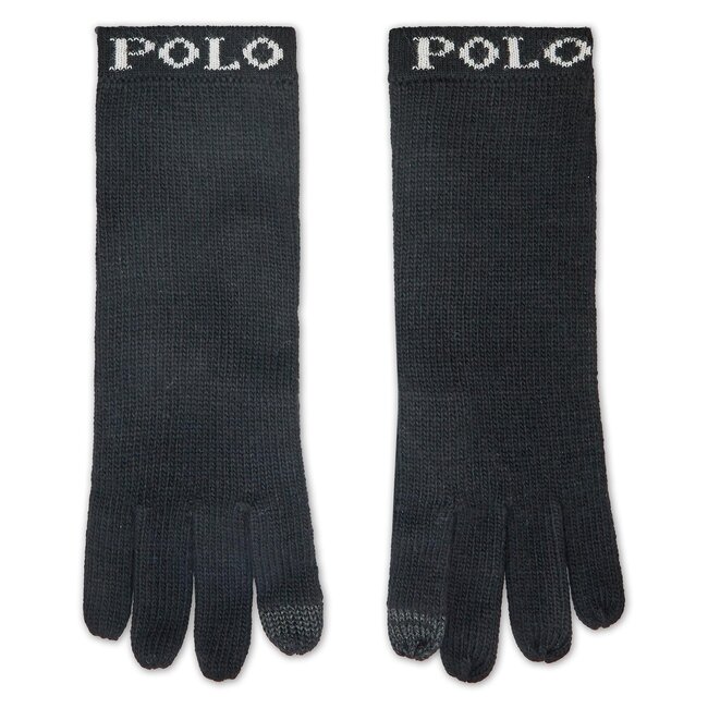 Dámske rukavice Polo Ralph Lauren - 455907235001 Black