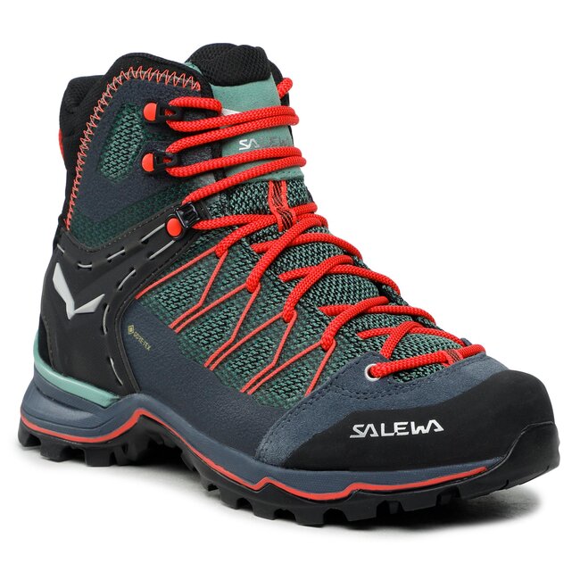 Scarpe da trekking Salewa - Ws Mtn Trainer Lite Mid Gtx GORE-TEX 61360-5585 Feld Green/Fluo Coral 5585