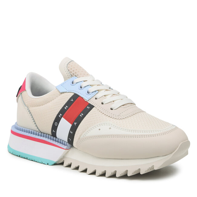 Trainers Tommy jeans - Sneaker Cleated EN0EN02055  Stony Beige ACE