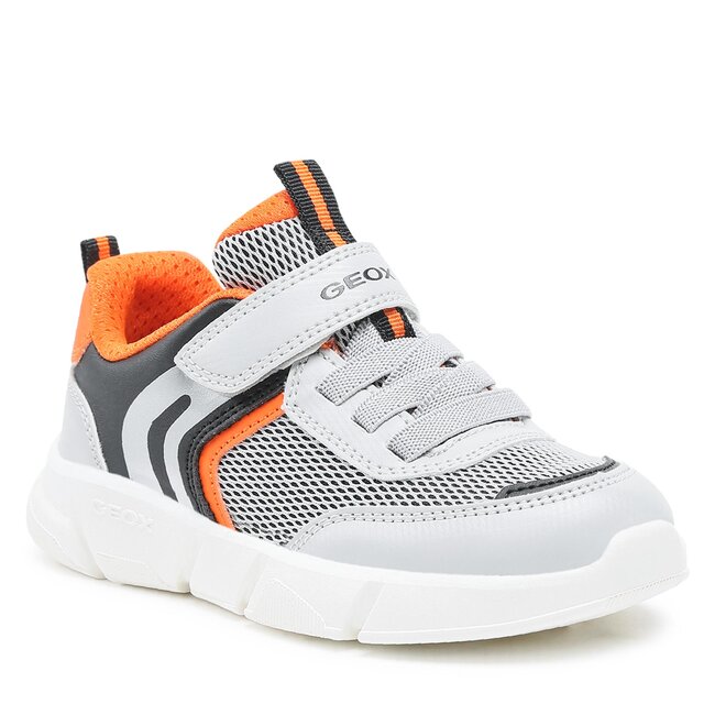 Sneakers Geox - J Aril Boy J16DMA0CET9C0036 S Grey/Orange