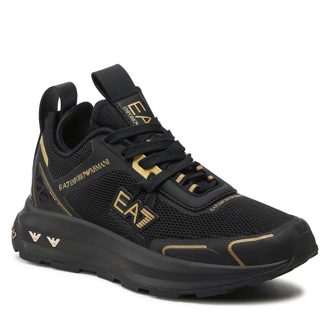 Sneakersy EA7 Emporio Armani - X8X089 XK234 S386 Triple Black/Gold Eb