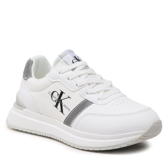Sneakers Calvin Klein Jeans - Low Cut Lace-Up Sneaker V3X9-80580-1594 M White/Grey X092