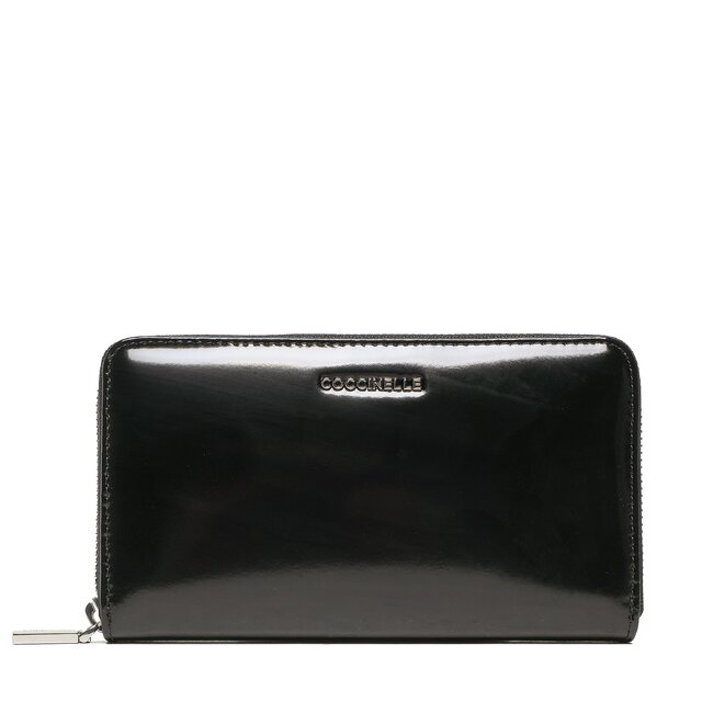 Velká dámská peněženka Coccinelle - MX8 Metallic Shiny Calf E2 MX8 11 32 01 Noir 001