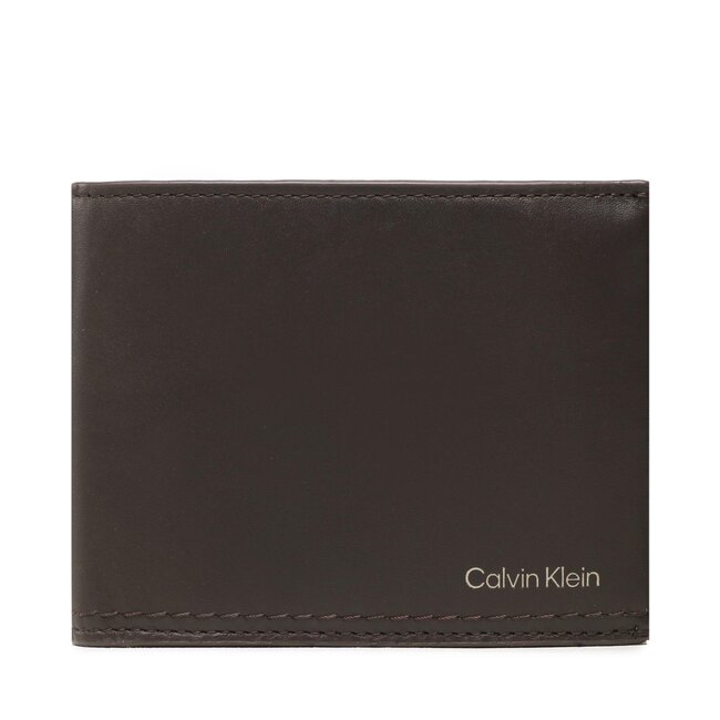 Portafoglio grande da uomo Calvin Klein - Duo Stitch Trifold 10Cc W/Coin L K50K510325 GE7