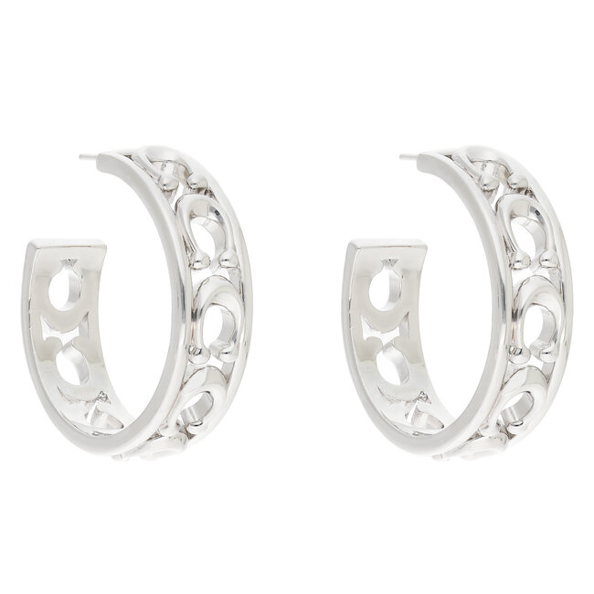 Orecchini Vevers Coach - Bbl C Mtl Hoop Ear CG140 Slv