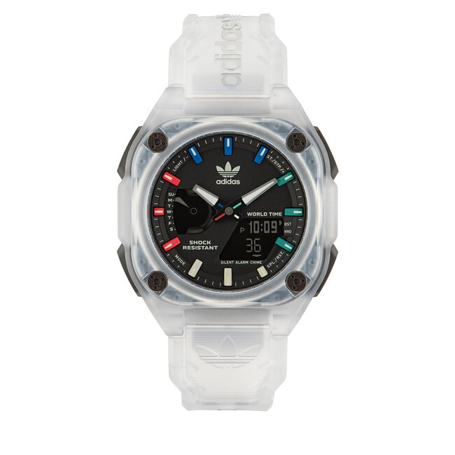 Hodinky adidas Originals - City Tech One Watch AOST23057 White