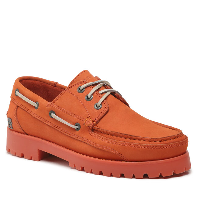 Półbuty Tommy Hilfiger Th Boat Shoe Classic Nubuck FM0FM04447 Deep