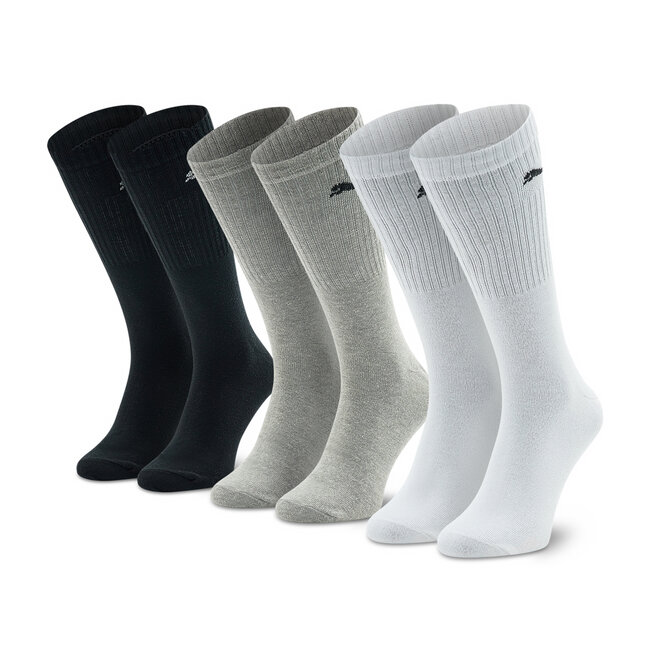3er-Set hohe Unisex-Socken Puma - 907940 03 White/Grey/Black