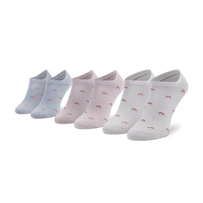 Súprava 3 párov členkových dámskych ponožiek Tom Tailor - 97177 Pink Clay 003