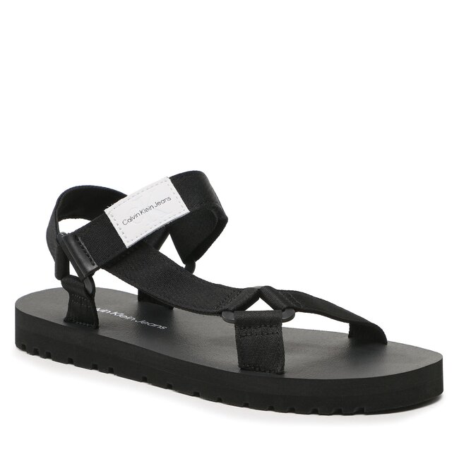 Sandali Calvin Klein Jeans - Prefresato Webbing Strap Badge YM0YM00639 Black BDS
