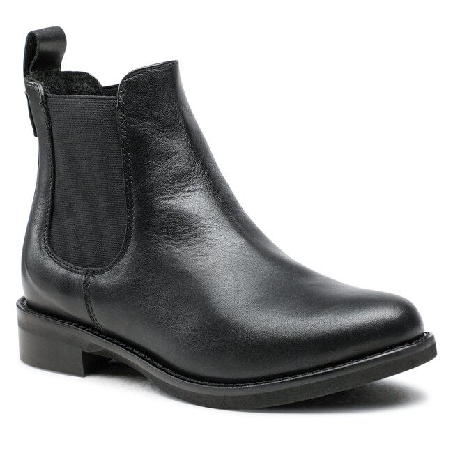 Kotníková obuv s elastickým prvkem Eksbut - 6D-6562-R74 Černá