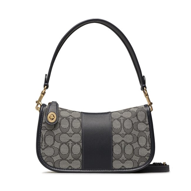 Táska Coach - Co Sig Jcqrd Swngr CD678 B4/Navy Midnight Navy