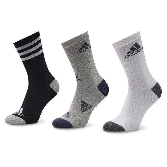 3 pairs of unisex high socks adidas - Graphic HN5736 Black/White/Medium ...