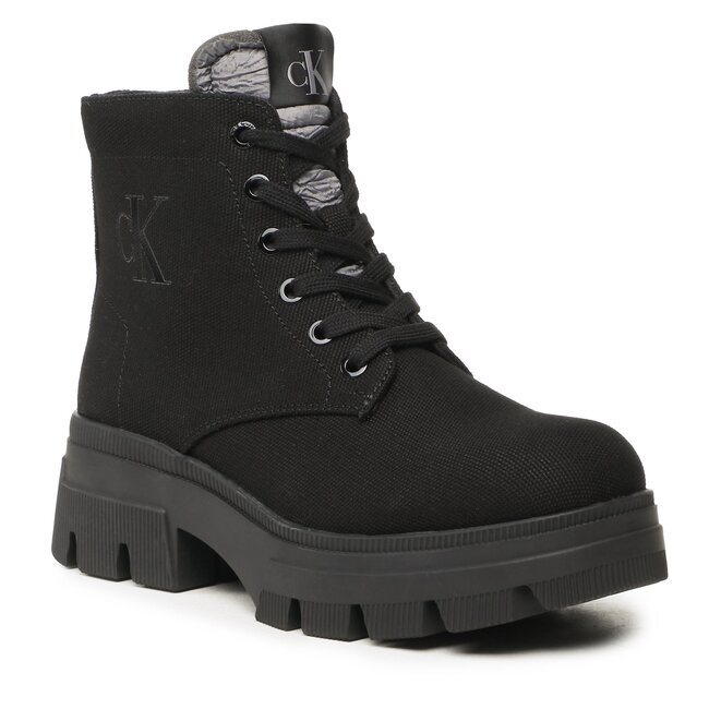 Stiefeletten Calvin Klein Jeans - Chunky Boot Vintange Tongue YW0YW00947 Black BDS