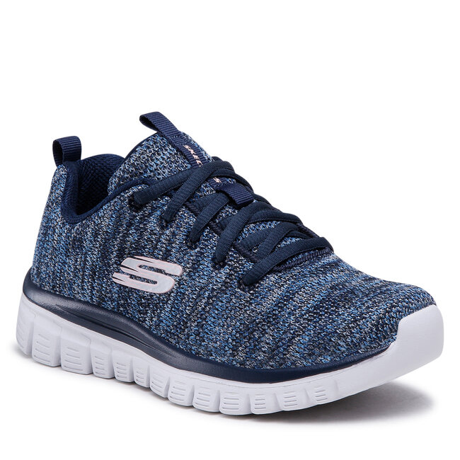 Schuhe Skechers - Twisted Fortune 12614/NVBL Navy/Blue