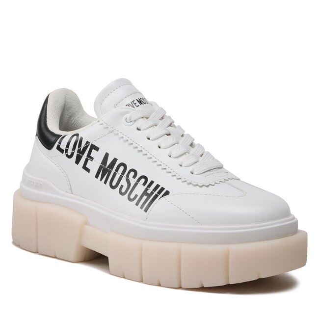 Sneakers LOVE MOSCHINO - JA15666G1GIA110A Bianco/Nero