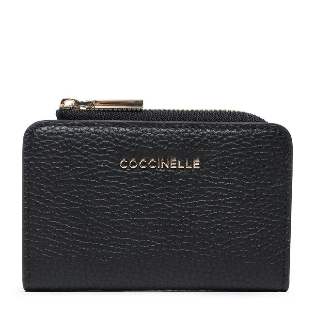 Malá dámská peněženka Coccinelle - MW5 Metallic Soft E2 MW5 17 01 01 Noir 001