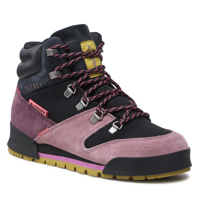 Trekkingschuhe adidas - Terrex Snowpitch C.Rdy GW9171 Core Black/Purple/Pulse Olive