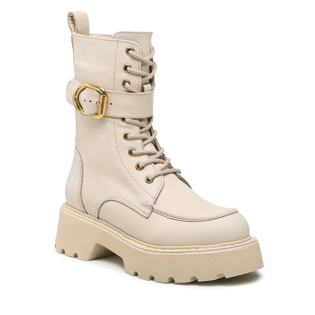 Schnürstiefeletten Badura - 222FW66 White