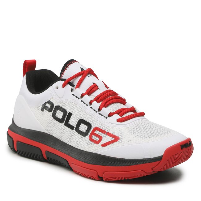 Sportcipő Polo Ralph Lauren - Tech Racerii 809877996001 White/Black/Red