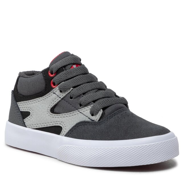 Sneakers DC - Kalis Vulc Mid ADBS300367 Grey/Grey/Black (Xssk)