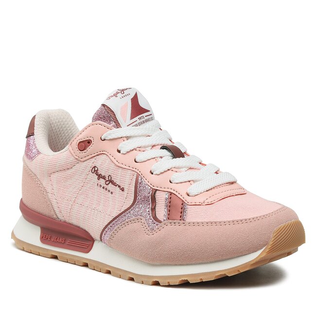 Sneakers Pepe Jeans - Brit Animal G PGS30574 Mauve Pink 319