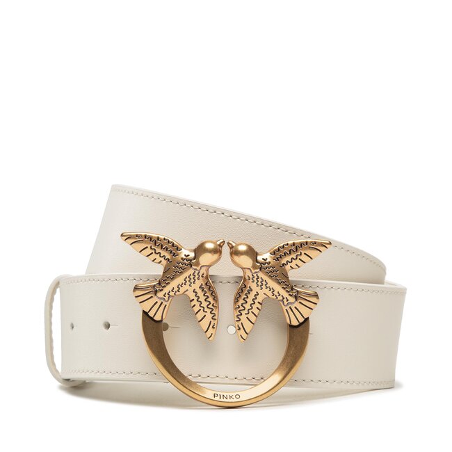 Cintura da donna Pinko - Love Berry Simply H4 Belt AI 22-23 PLT01 1H212V Y5H7 Avorio Z14Q