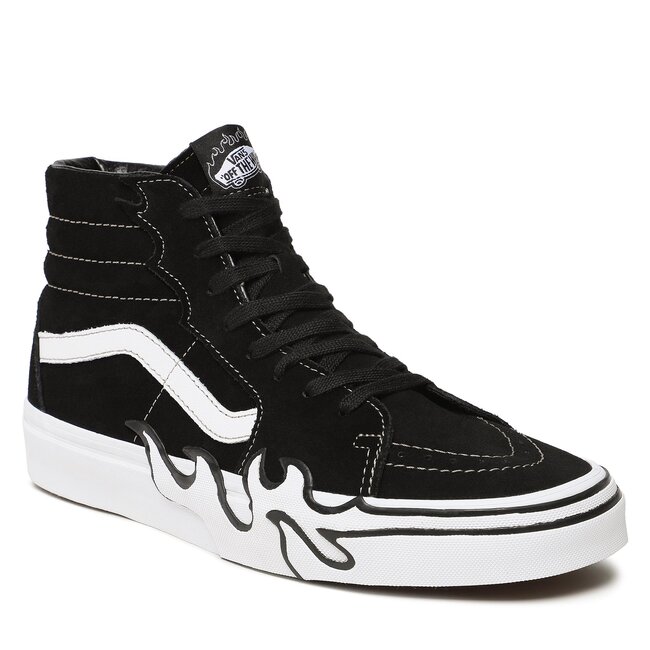 Sportcipő Vans - Sk8-Hi Flame VN0005UJBZW1 Suede Black/White