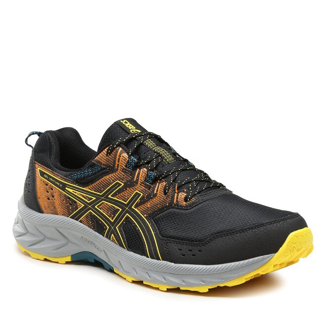 Scarpe Asics - Gel-Venture 9 1011B486 Black/Golden Yellow 004