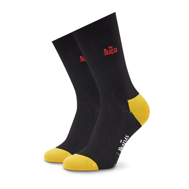 Klasické ponožky Unisex Happy Socks - The Beatles BEA01-9001 Černá