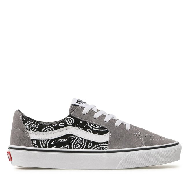 vans white & gray sk8 low shoes