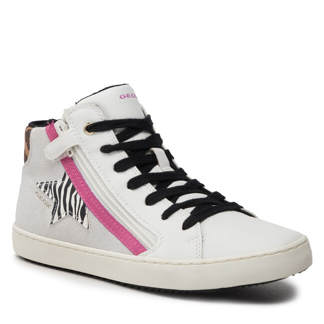 Sneakers Geox - J Kalispera G.A J264GA 22BC C0563 D White/Fuchsia