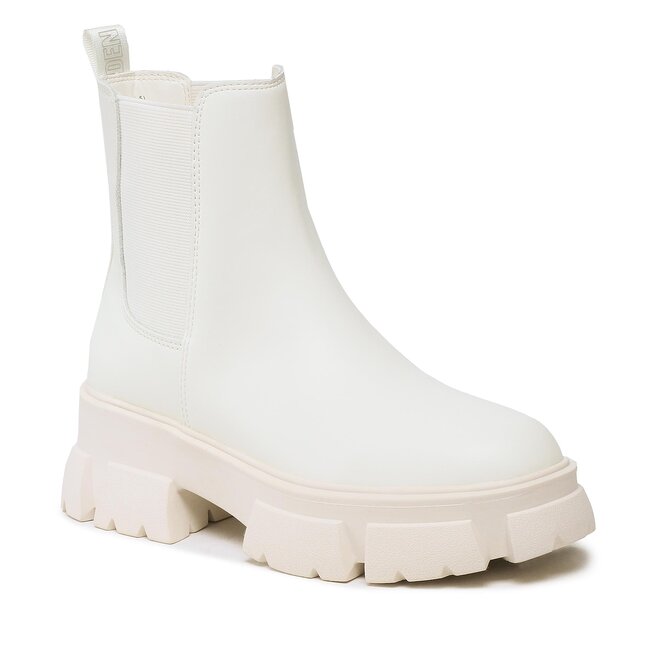 Kotníková obuv s elastickým prvkem Steve Madden - Tunnel SM19000015-03001-287 Bone Leather