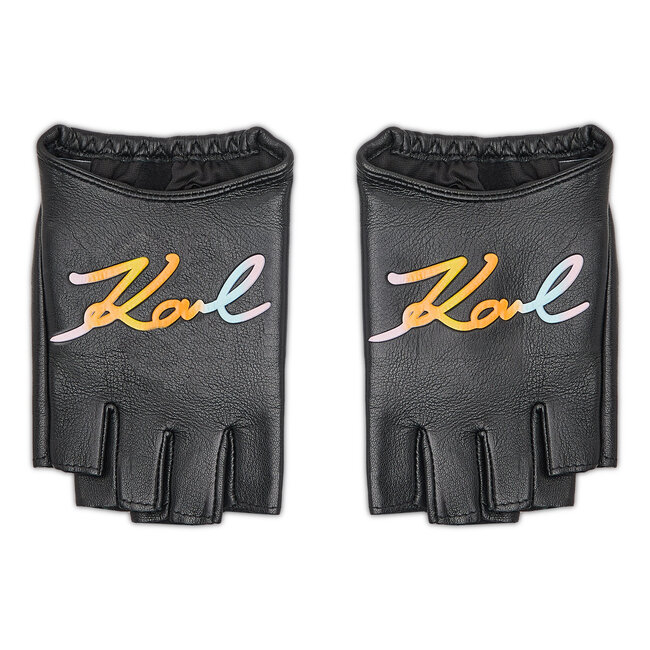 Dámske rukavice KARL LAGERFELD - 225W3603 Black 999