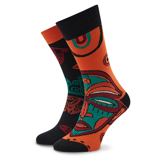 Hohe Unisex-Socken Funny Socks - Africa SM2/05 Bunt
