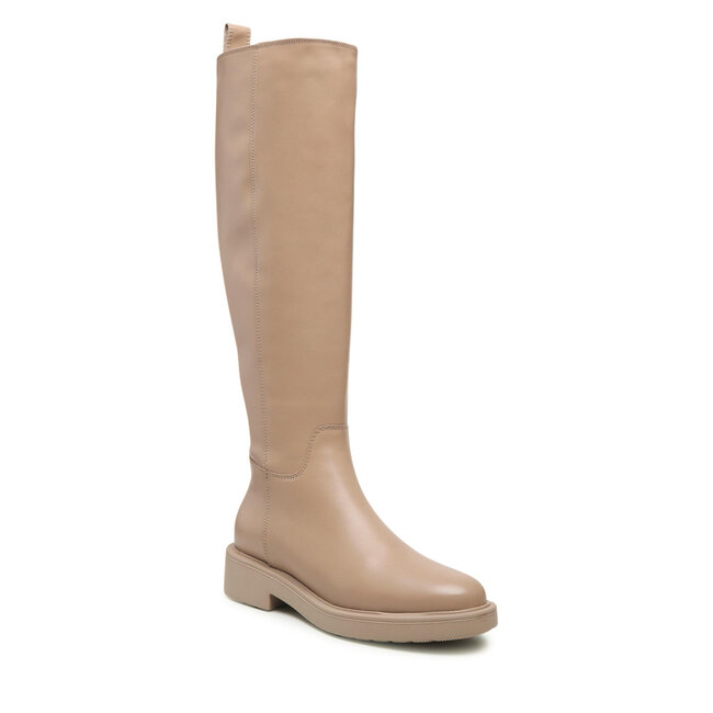 Knee High Boots RYŁKO F2XL5_L Beige Jackboots High boots and