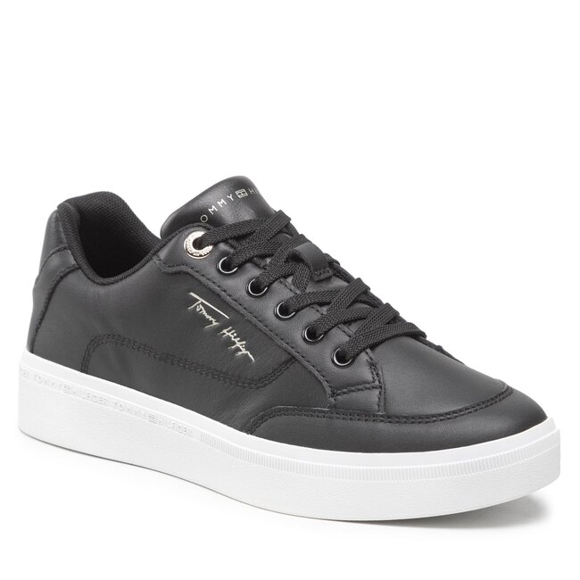 Sneakers Tommy Hilfiger - Essential Th Court Sneaker FW0FW06601 Black BDS