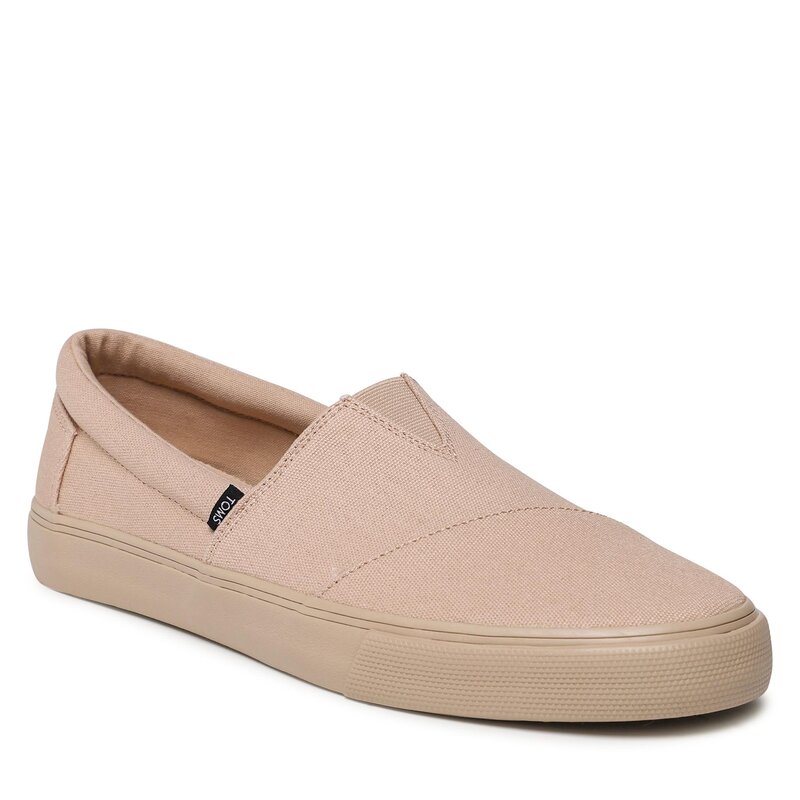 Sneakers aus Stoff Toms Alpargata Fenix Slip On 10019619 Oatmeal Turnschuhe Halbschuhe Herrenschuhe