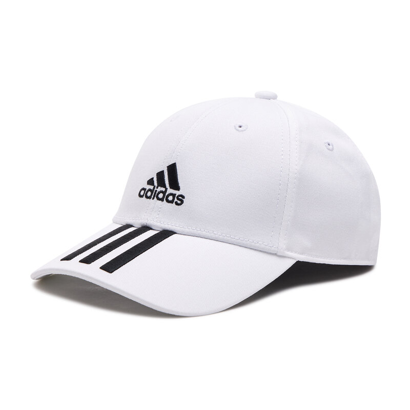 Cap adidas Baseball 3-Stripes Twill Cap FQ5411 White/Black/Black Caps Damen Mützen Mützen Textilien Zubehör