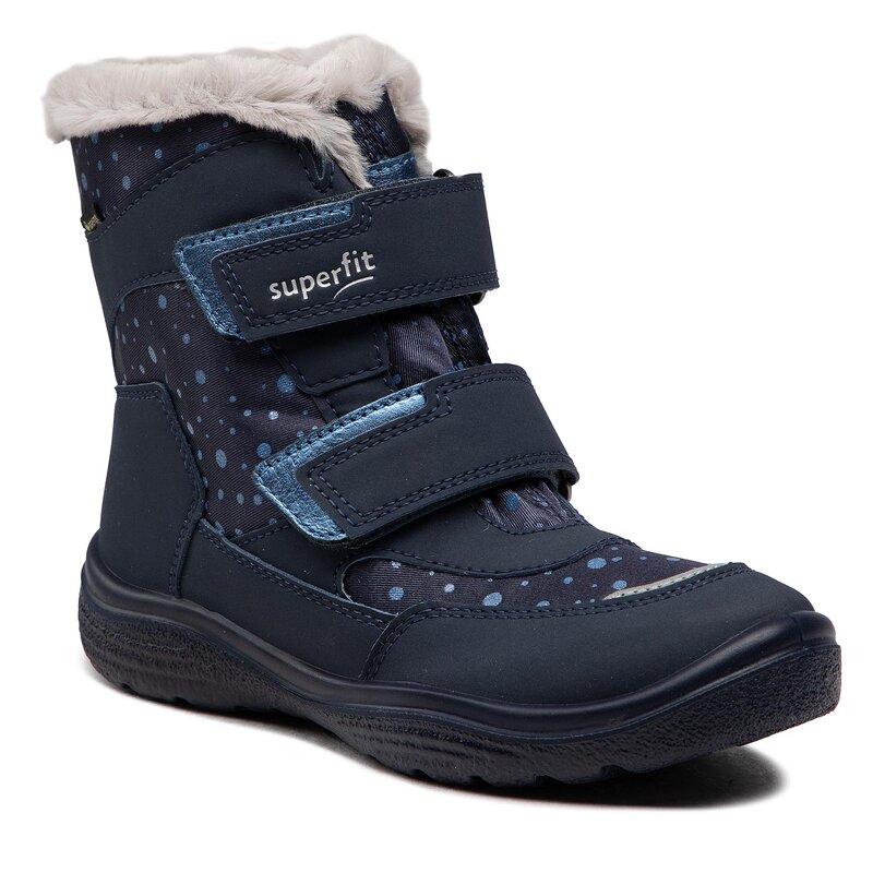 Schneeschuhe Superfit GORE-TEX 1-009091-8000 S Blau/Hellgrau Trekkingschuhe Stiefel und andere Mädchen Kinderschuhe