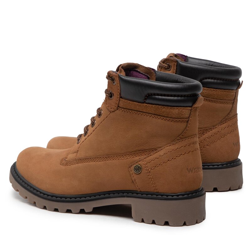 Schnürstiefeletten Wrangler Creek WL22540A Nut 066 Trapperschuhe Stiefel und andere Damenschuhe