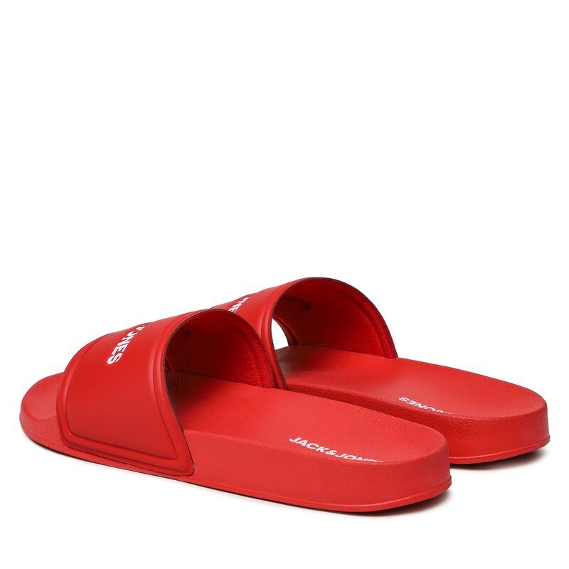 Pantoletten Jack&amp;Jones 12212511 Barbados Cherry 4165376 Pantoletten Pantoletten und Sandaletten Herrenschuhe ZL10574