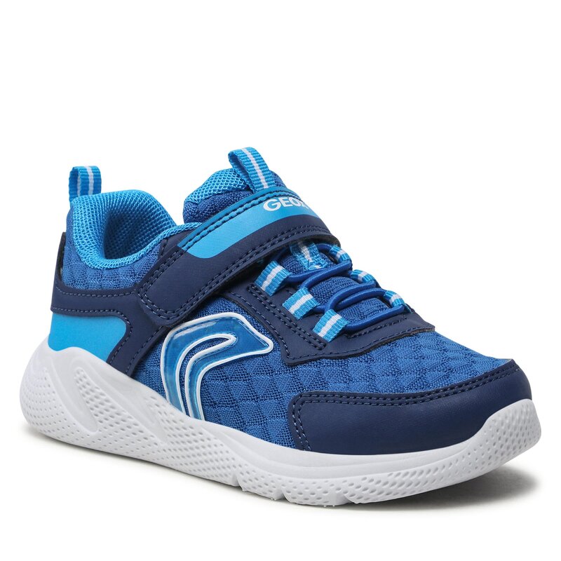 Sneakers Geox J Sprintye Boy J25GBB014CEC4227 S Royal/Navy Halbschuhe Jungen Kinderschuhe