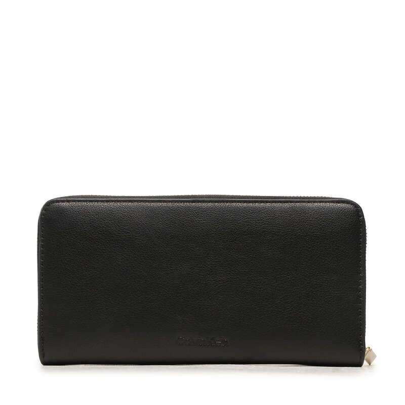 Große Damen Geldbörse Calvin Klein Re-Lock Z/A Wallet Lg Pbl K60K610967 BAX Damen Geldbörsen Geldbörse Leder-Galanterie Zubehör AR10327