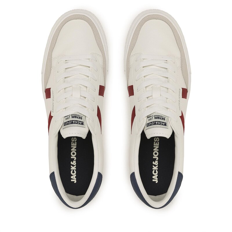 Sneakers Jack&amp;Jones 12215496 White 4149341 Sneakers Halbschuhe Herrenschuhe ZL9941